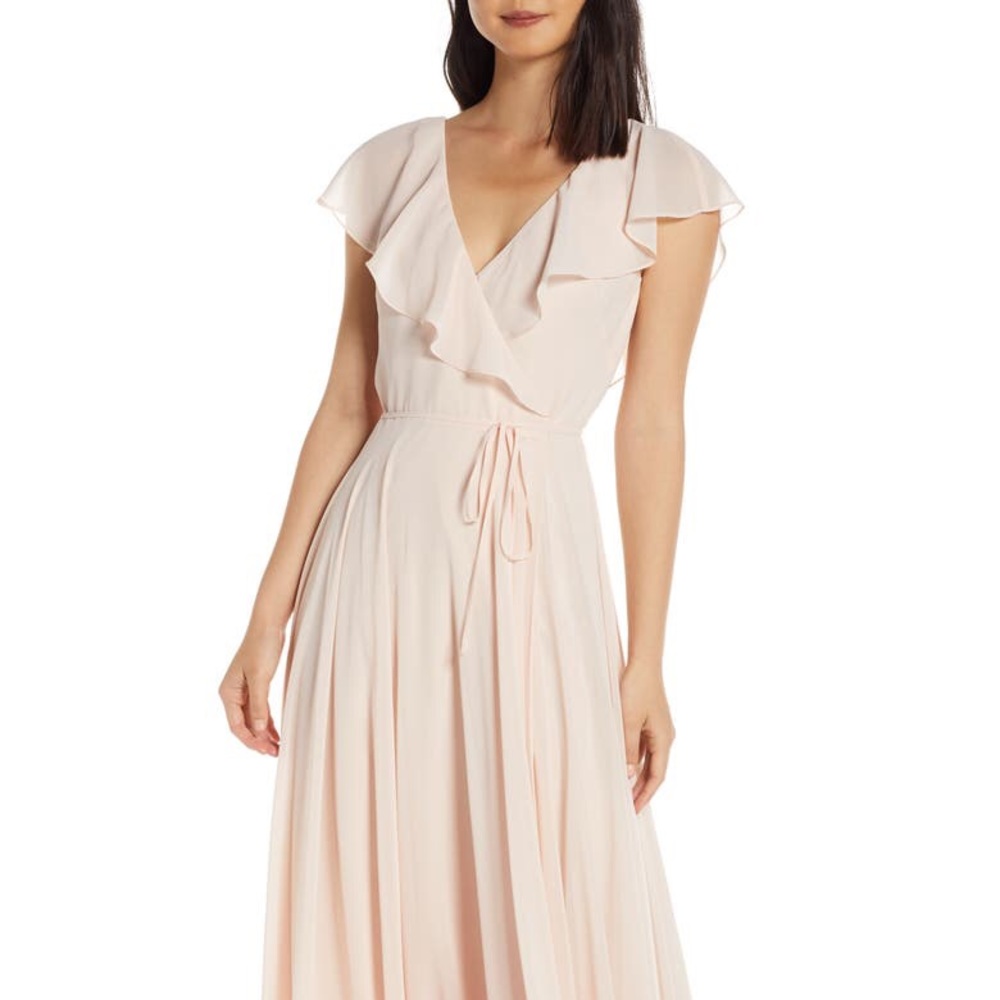 Jenny Yoo Faye Bridesmaid Dress in Soft Blush